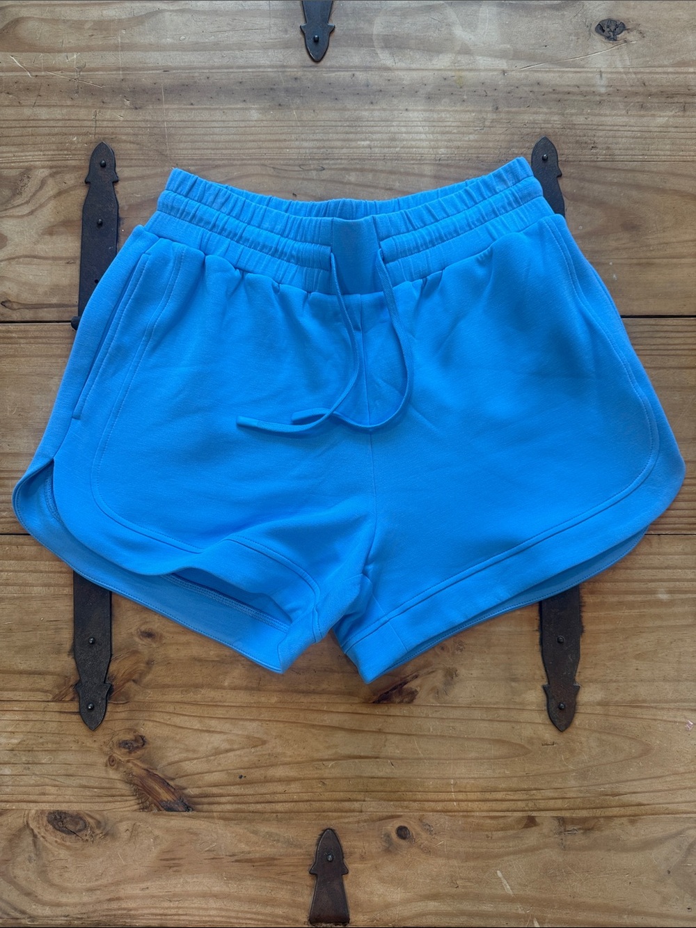Varley Bright Blue Athletic Drawstring Shorts